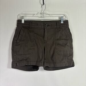 Prana Classic Brown Women's Cargo Shorts Size Medium VV0931